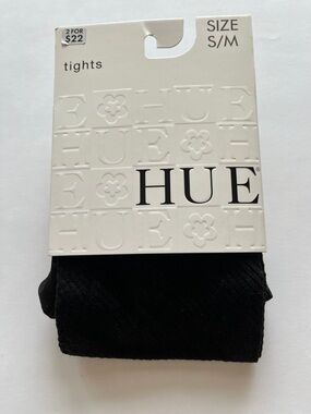 HUE women’s Black Tights - S/M Packaged